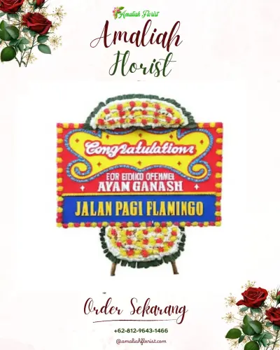 Bunga Papan Congratulation di Lebakkeusik